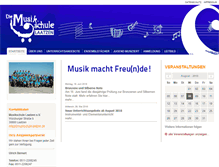 Tablet Screenshot of musikschule-laatzen.de